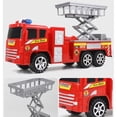 thumbnail image 2 of Camión de bomberos de juguete Roku Inertia para niños de 3 a 6 años con 3 camiones, 2 of 5