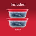 thumbnail image 6 of Rubbermaid 0.77-Cup EasyStore Rectangle Containers, 2 Pack, Food Storage Containers, Food Storage Containers with Lids, 6 of 7