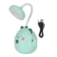 thumbnail image 1 of Lampe de Bureau de Style Mignon Lampe de Nuit Portable Rechargeable USB Portable Lumière LED Protection des Yeux Lampe de Lecture Verte, 1 of 9