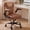 Brown-2, variant on Pinmoco Ergonomic PU Leather Office Chair, High Back Executive Computer Desk Chair with Double-Layer Cushion, Swivel Gaming Chair with Wheels and Flip-Up Armrests, Black
