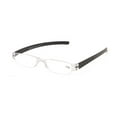 thumbnail image 3 of 3 Pairs of Portable Small Rectangle Clear Reading Glasses 3.00 With Pen Holder for Women and Men, Plastic Light Weight Readers +3.00, 3 of 5