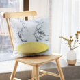 thumbnail image 5 of LALILO Throw Pillow Covers Bright Yellow White Surface Marble Cushion Cover 18" x 18", 2 Pack, 5 of 6