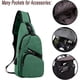 thumbnail image 4 of Mochila de hombro Bolsas de pecho Mochila cruzada para mujeres y hombres, 4 of 5