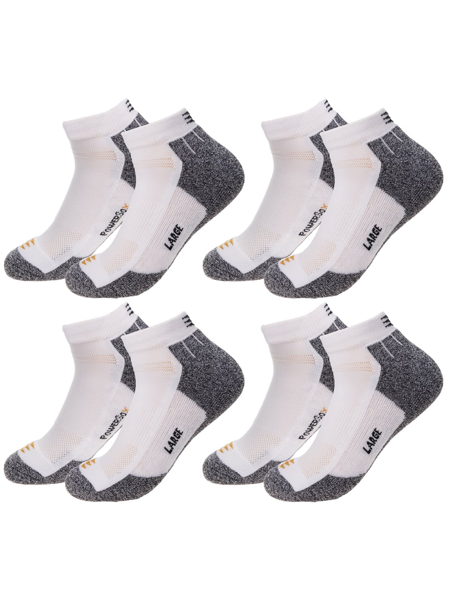 GOLDTOE Gold Toe (4 Pack) Ankle Socks Men Pack Size 1012 Low Cut Mens Socks White Socks For