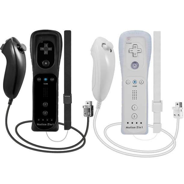 LUXMO Wii Remote Controller Motion Plus and Nunchuck for Wii/Wii U
