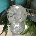 thumbnail image 2 of Crystal Clear Tidal Bubbles Paperweight, Handcrafted Art Glass,3 1/4 D x 3 1/4 H Inches, 2 of 4