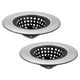 thumbnail image 1 of Uxcell Filtro de fregadero de silicona, 2 paquetes de tapón de desagüe de fregadero de cocina, 4.4 pulgadas negro, 1 of 5