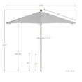 thumbnail image 5 of California Umbrella Venture 9' Bronze Market Umbrella in Natural, 5 of 5