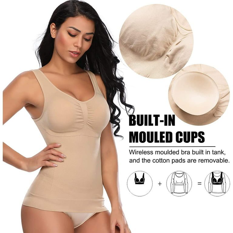 Women Seamless Slimming Body Shaper Tummy Control Vest Tank Compression Cami
