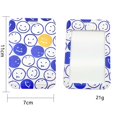 thumbnail image 2 of Office School Flower graffiti Name Tags Card Bag Protective Cover Bank Credit Card Handrope Card Holder Badge Holder Bus Card Case ID Card Sheath 12, 2 of 8