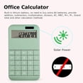 thumbnail image 3 of YSTIANN Basic Scientific Calculator for Students, Standard Green Solar Power, 12-Digit LCD Display, Compact Portable Design for School, Office, and Daily Math Calculations WJ85-4883, 3 of 7