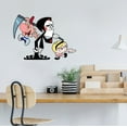 thumbnail image 2 of The Grim Adventures of Billy and Mandy Grim Reaper Wall Art Decal Vinyl Sticker Home Decor Sticker Vinyl Mural Baby Kids Room Bedroom Nursery Kindergarten School House Design Peel and Stick 10x8 inch, 2 of 2