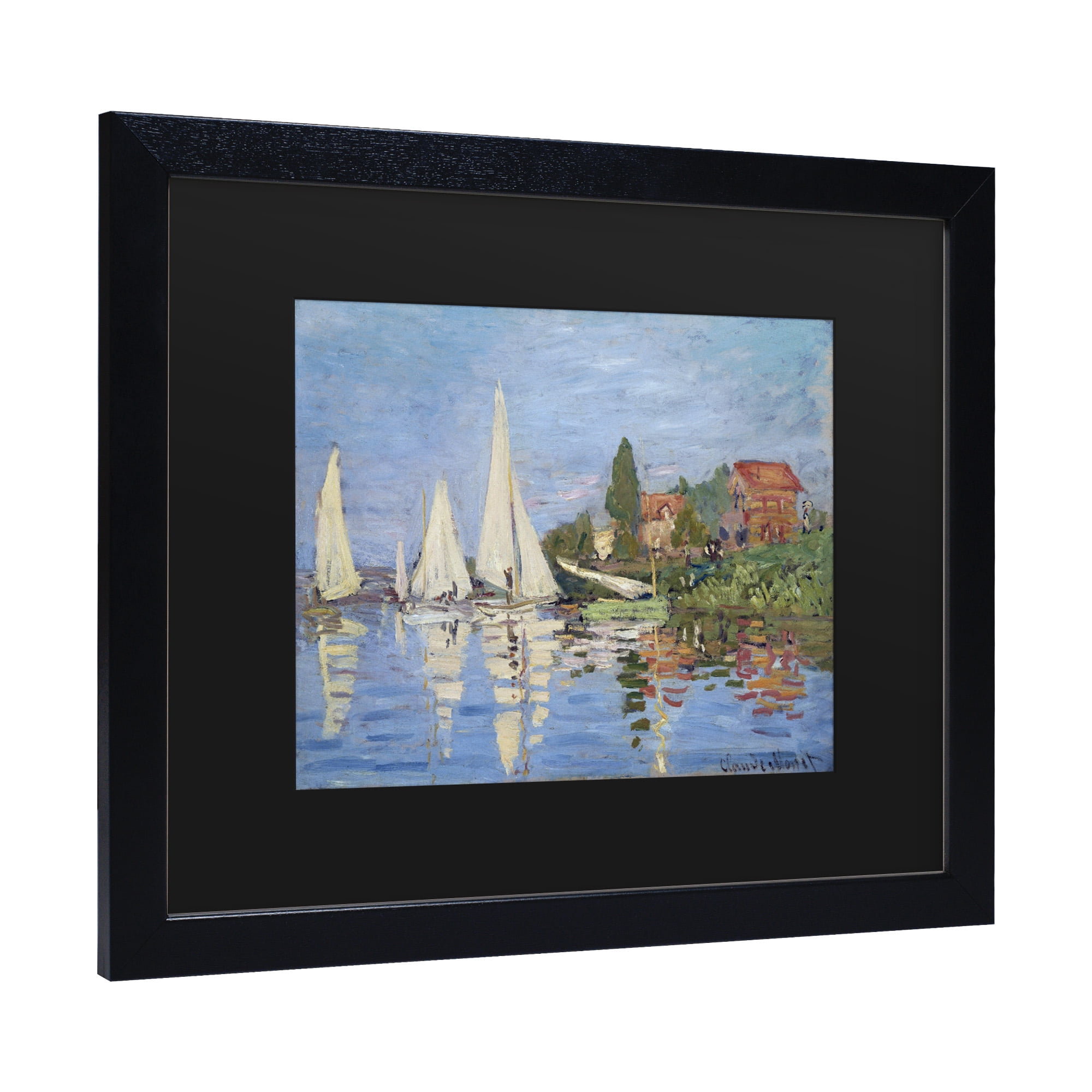 Trademark Fine Art 'Regatta at Argenteuil' Canvas Art by Claude Monet