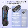 thumbnail image 2 of Pilates Board, Portable Pilates Reformer Machine for Home Workout, Easy-to-Use Pilates Sliding Board for Full Body Toning, Lightweight Fitness Gear for Beginners & Busy Moms, 2 of 8