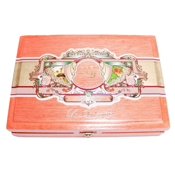 My Father Cigars Robustos La Opulencia Empty Wood Cigar Box 9" x 6.25" x 2"