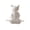 White, variant on Warrior Cat Statue 3D Printed Samurai Cat Sculpture Whimsical Desk Animal Ornament for Living Room Table Shelf Decor Gift for Cat Lovers Collectors