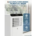 thumbnail image 3 of Garvee 8000 BTU Portable Air Conditioners with Remote Control, Indoor Standing AC Unit for Cool up to 350 Sq.ft, White/Black, 3 of 6
