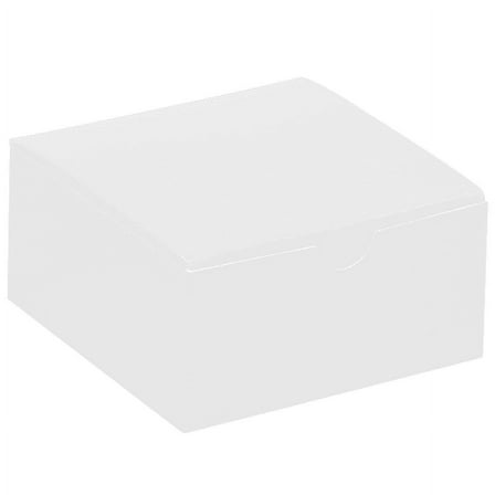 Office Depot® Brand Gift Boxes, 4"L x 4"W x 2"H, 100% Recycled, White, Case Of 100