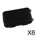 thumbnail image 1 of Colaxi 3-6pack 1 Piece Outdoor Waterproof Shockproof Airtight Survival Case Box S Black 6 Pcs, 1 of 8