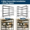 thumbnail image 3 of Heavy Duty Metal Wire Shelving Unit – Commercial Food Service Storage Rack – Adjustable 4-Tier & 5-Tier Organization – 1060 lbs Capacity – For Kitchen, Pantry, Garage, Warehouse, 3 of 8