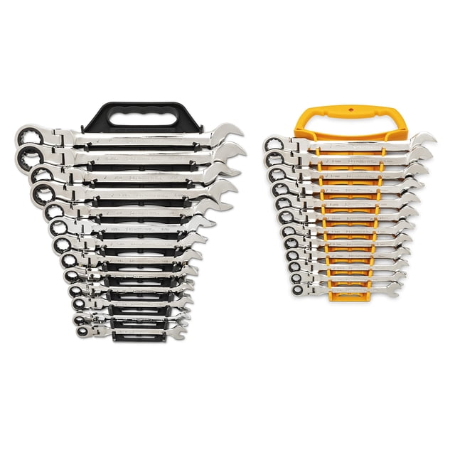 Juego de llaves GEARWRENCH Flex Combination Tracheting 25 piezas SAE/MM