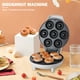 thumbnail image 1 of Mini máquina para hacer donas de 110/240 V, 7 orificios, 1200 W, máquina eléctrica para donas (blanco de EE. UU.) Likrtyny Blanco Enchufe de EE. UU., 1 of 7