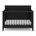 thumbnail image 3 of Storkcraft Solstice 5-in-1 Convertible Baby Crib, Black, 3 of 16