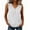 White,XXL, variant on Hfnxid Womens Tank Top Striped Sleeveless Satin Tops Button Up V Neck Shirt Fashion Slim Work Business Shirts White XXL