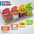 thumbnail image 4 of Large 7 Day Pill Organizer, 2 Times a Day Pill Box, Daily Medicine Organizer, Plastic, 4 of 8