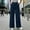 *Navy, variant on ClodeEU Womens High Waisted Corduroy Pants With Button,Baggy Casual Wide Leg Trouse With Pockets Red,Womens Plus M