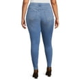 thumbnail image 2 of Terra & Sky Women's Plus Size Pull On Jegging Jeans, 28” Inseam, 2 of 5