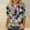 Multicolor, variant on Women's Halloween Print Shirts Plus Size 3/4 Sleeve Crew Neck Pullover Casual Tops Fashion Fall T-Shirts Comfy Stylish Graphic Lightweight Tees Blouses Halloween Gifts