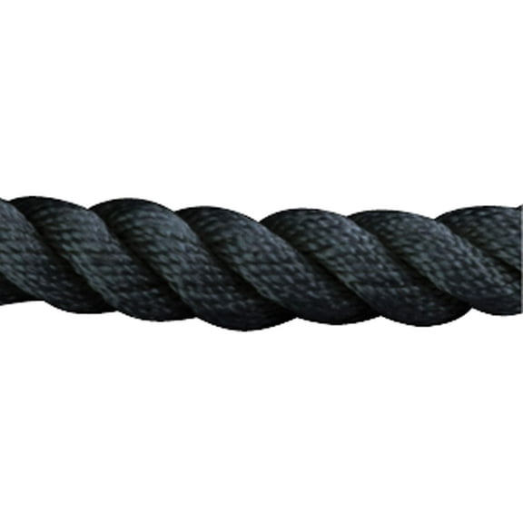 Sea Dog  301112020BK1; Twisted Nylon Dock Line 1/2 inch X20 ft Black