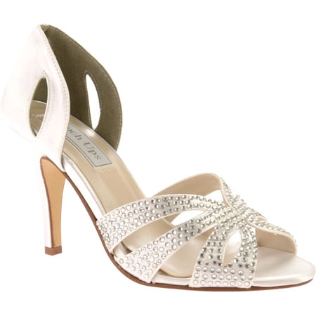 

Women s Touch Ups Poise White Satin 11 M