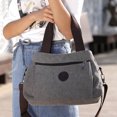 thumbnail image 3 of Hobo Handbags Bolso bandolera de lona para mujer, bolso de mano con múltiples compartimentos, 1 pieza, color caqui ER, 3 of 5