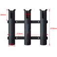 thumbnail image 3 of Three Pole Side-Mount Rod Holder, White For Tournament Fishing, Rod Fishing, Deep Sea Fishing And Trolling ,High Quality, 3 of 5