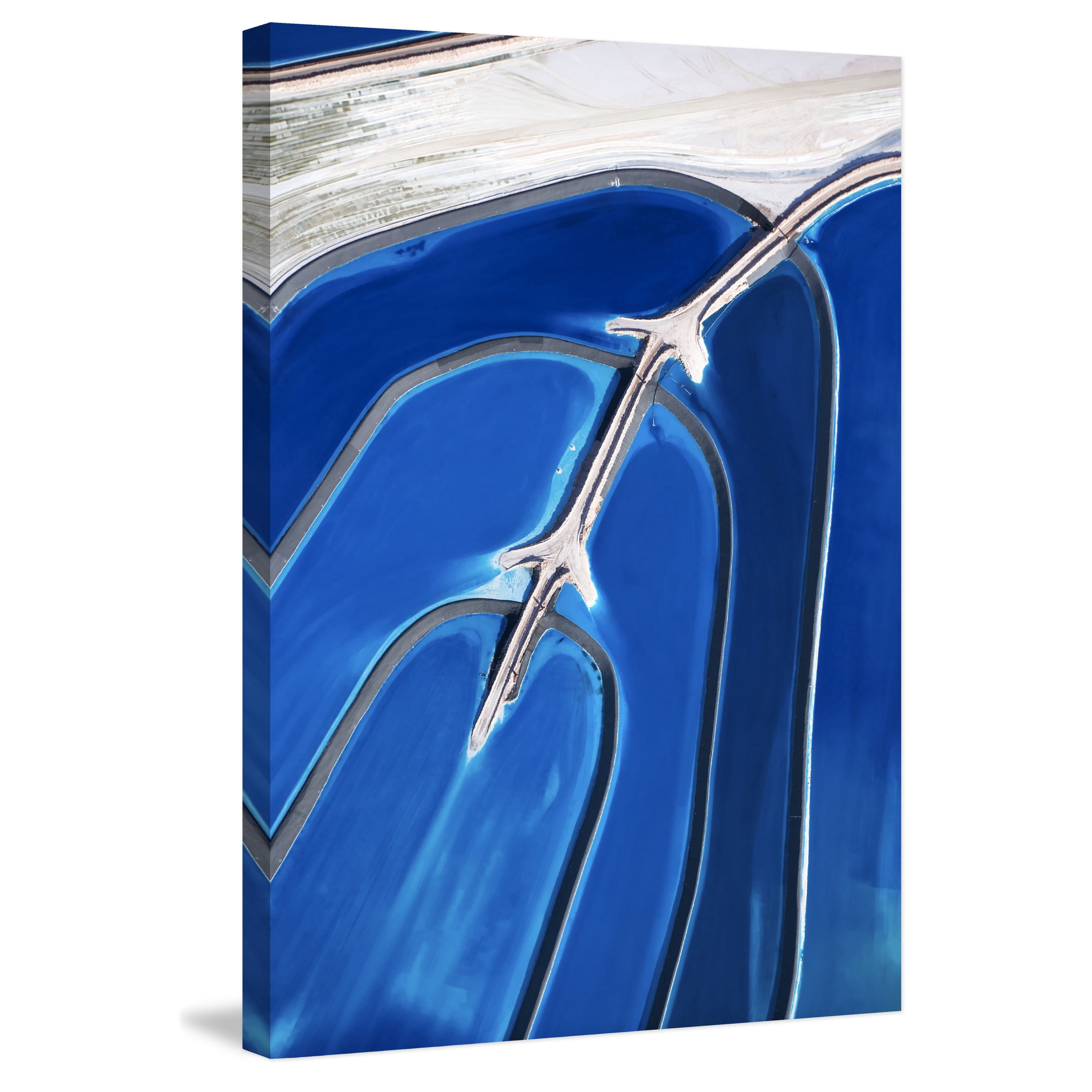 Marmont Hill "Blue Lagoons" Painting Print on Wrapped Canvas