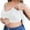 White, variant on VISALY Womens Bralettes Plus Size Bras Women's Plus Size Soft Tank Top With Bra Sleeveless Comfort Yoga Fitness Top Tank Top Padded Bra Seamless Bras For Women Comfortable Bras For Women Black L