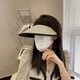 thumbnail image 1 of Sombrero de verano | Gorra deportiva plegable y transpirable para mujer | Sombrero parasol con parte superior hueca que absorbe el sudor | Compacto, portátil, para viajes, playa, exteriores,, 1 of 7