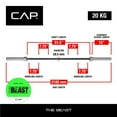 thumbnail image 2 of CAP Barbell Olympic Bar, 2-Inch, 1200-Pound Capacity, 7-Ft, 2 of 5