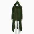 thumbnail image 5 of Dyfzdhu Sweatshirts for Women Plus Size Long Sleeve High Low Tops Solid Oversized Loose Fit Asymmetrical Hoodies Green, 5 of 7