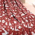 thumbnail image 3 of Red Christmas Silhouette Pattern Blanket,Comfortable Soft Lamb Wool Throw Blanket,All Season,Warm Lightweight Blankets for Sofa Bed Couch Living Room Chair,60"x80", 3 of 4