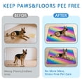 thumbnail image 6 of Washable Dog Pee Pads 48"x48" Reusable, Leopard Print Non-Slip Potty Training Pads for Puppies, For Crates and Floors.(Texture/leopard /Geometry, 24" x35" ), 6 of 8