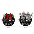 thumbnail image 4 of Door Sign Wooden Letter Bow Decorative Door Hanger Sign Front Door Decoration, 4 of 9