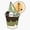 1pcs, variant on Gourmet Matcha Green Tea Soft Serve Ice Cream Swirl Waffle Fountain Cone Decal For Tumbler Sticker