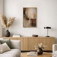 thumbnail image 5 of Framed Canvas Print Wall Art Abstract Earth Tone Shapes Print Minimalist Geometric Artwork For Living Room Decor - 16"x24" NATURAL, 5 of 8