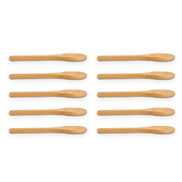 Matsuzay Paquete de 10 cucharas de pequeñas, utensilios de comedor para niños, cucharadita de miel, condimentos de cocina para condimentos de Mostrada tipo 15 Matsuzay HA059797-15B