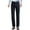 Dark Blue, variant on QHFBli Mens Lined Jeans Winter Warm Flannel Slim Fit Stretch Denim Pants Warm Denim Long Trousers