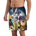 thumbnail image 2 of Looney Tunes Cartoons Mens Swim Trunks Quick Dry Board Shorts With Mesh Lining, Beach Shorts Swimwear Bathing Suits, 2 of 7