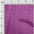 thumbnail image 1 of oneOone Georgette Viscose Purple Fabric Batik Dress Material Fabric Print Fabric By The Yard 42 Inch Wide, 1 of 4